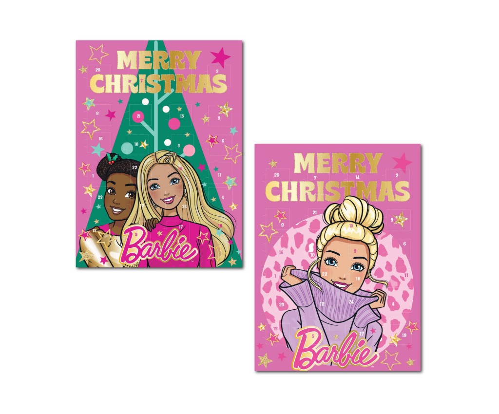 芭比聖誕倒數日曆牛奶巧克力 75克